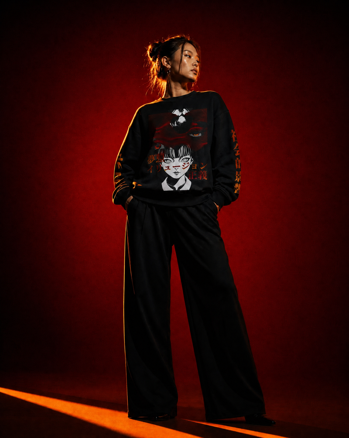 Japanese Kanji Sweatshirt Printify