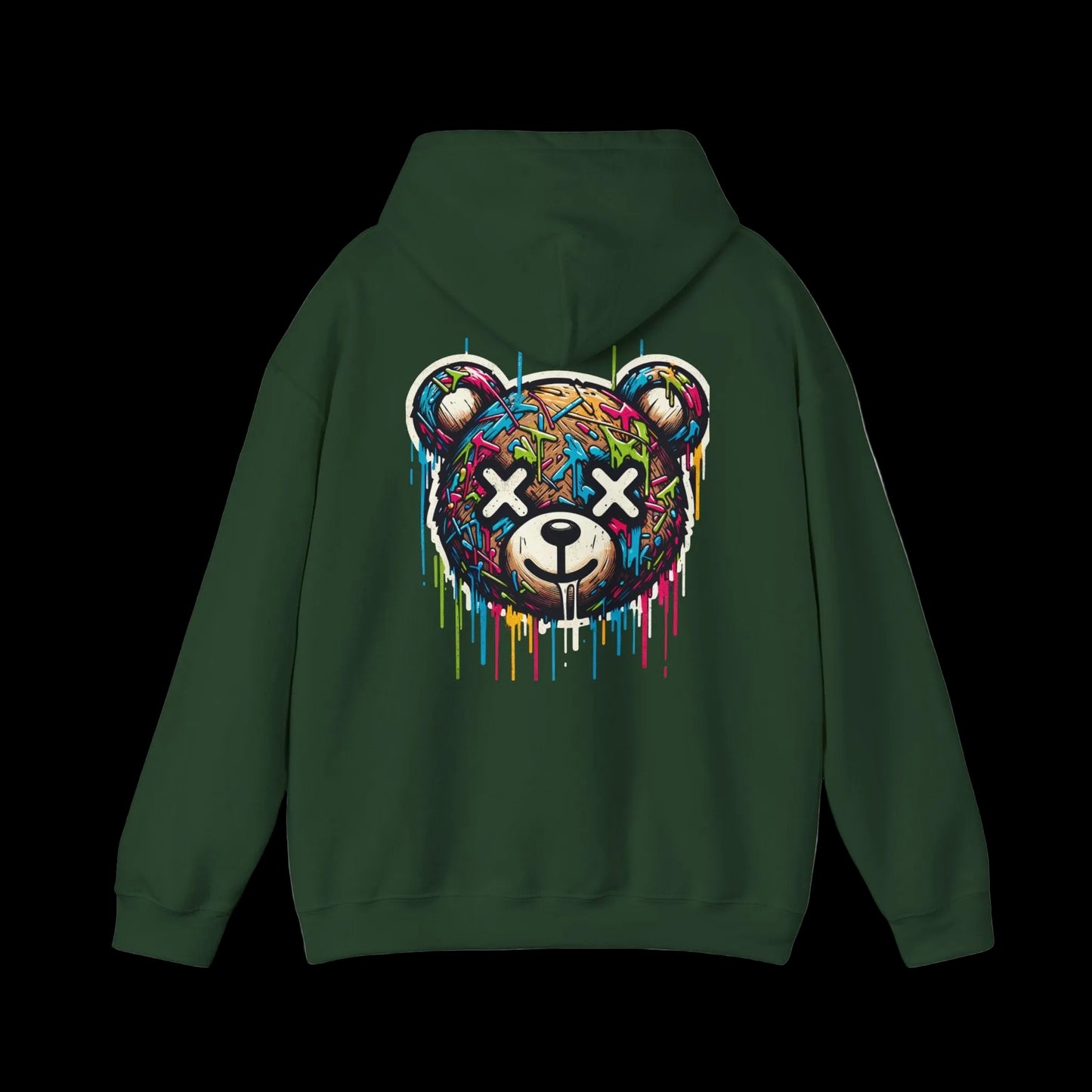 Feel Good Every Day Hoodie — Graffiti Teddy Streetwear | Premium Unisex Hoodie