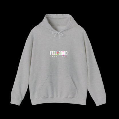 Feel Good Every Day Hoodie — Graffiti Teddy Streetwear | Premium Unisex Hoodie