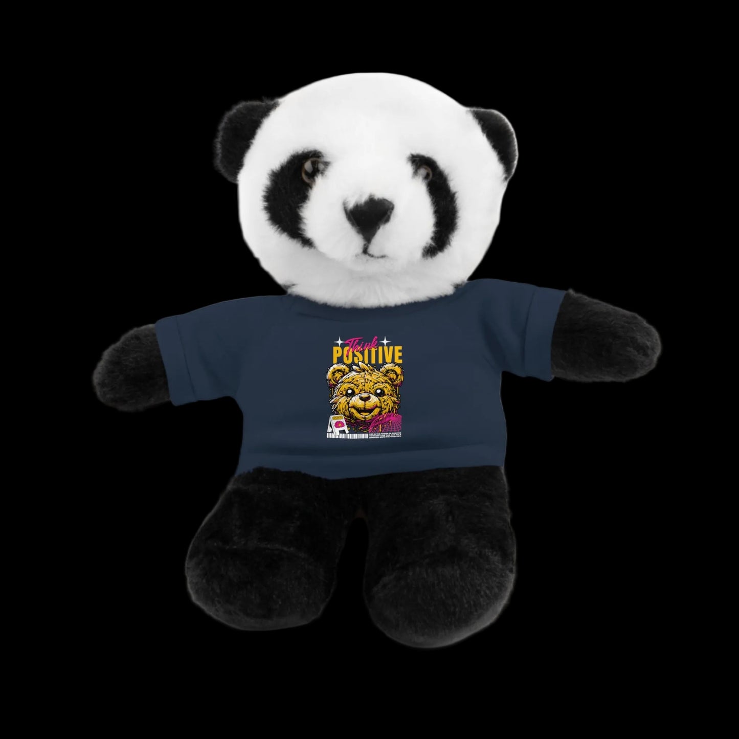 Think Positive Plushie — 8" Animal with Custom T-Shirt (Choose Your Animal)