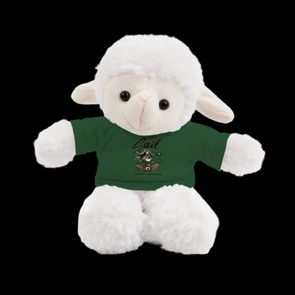 Let's Sail Plushie — 8" Animal with Custom T-Shirt (Choose Your Animal)