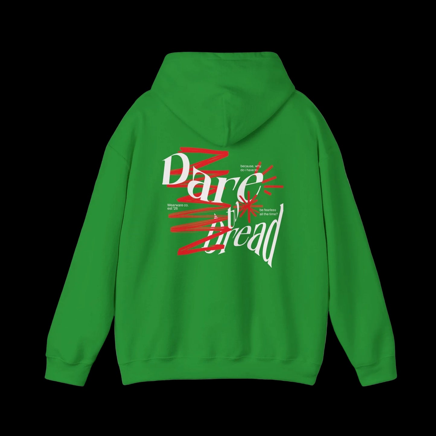 No Mercy Hoodie — Dark Streetwear Front & Back Graphic | Premium Unisex Hoodie