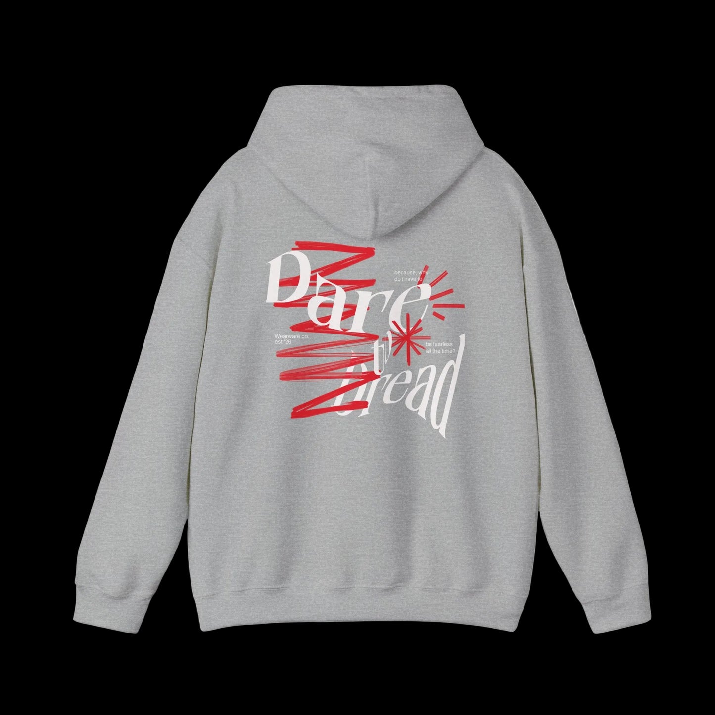 No Mercy Hoodie — Dark Streetwear Front & Back Graphic | Premium Unisex Hoodie