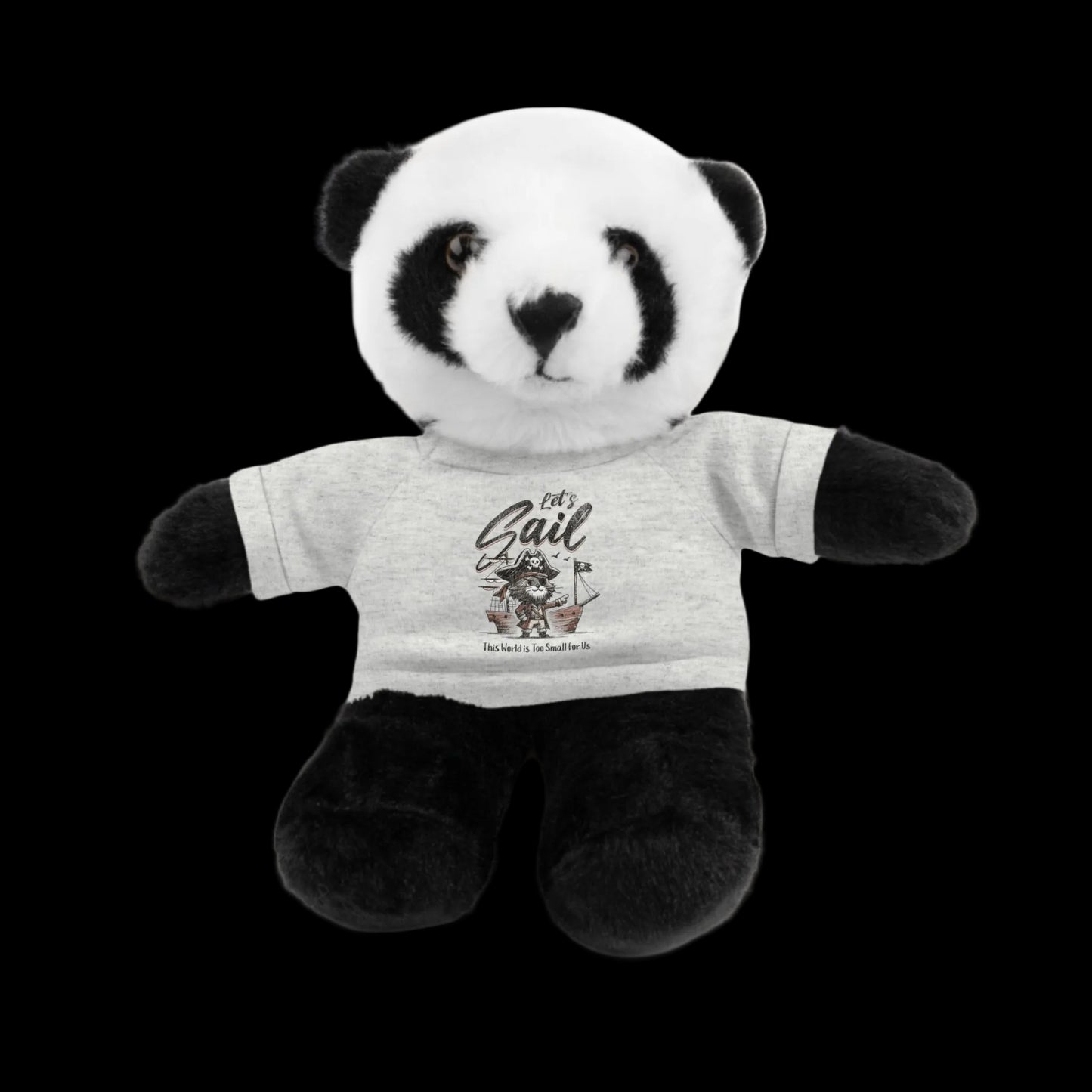 Let's Sail Plushie — 8" Animal with Custom T-Shirt (Choose Your Animal)