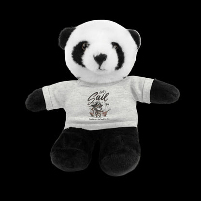 Let's Sail Plushie — 8" Animal with Custom T-Shirt (Choose Your Animal)