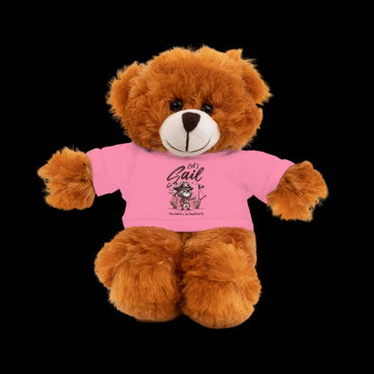 Let's Sail Plushie — 8" Animal with Custom T-Shirt (Choose Your Animal)