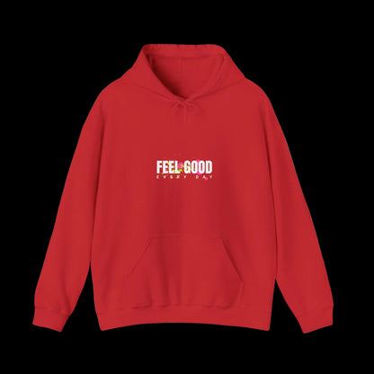 Feel Good Every Day Hoodie — Graffiti Teddy Streetwear | Premium Unisex Hoodie
