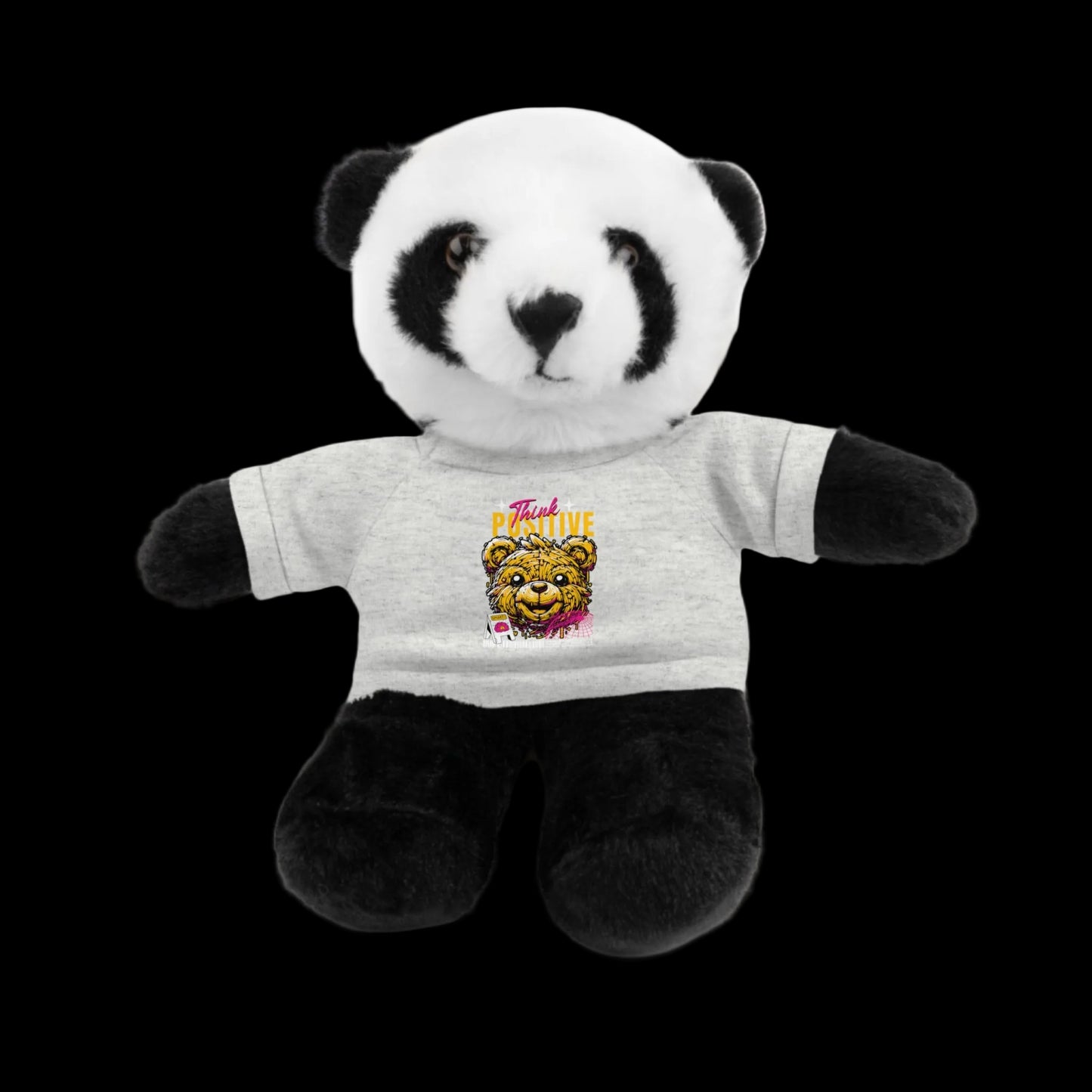 Think Positive Plushie — 8" Animal with Custom T-Shirt (Choose Your Animal)