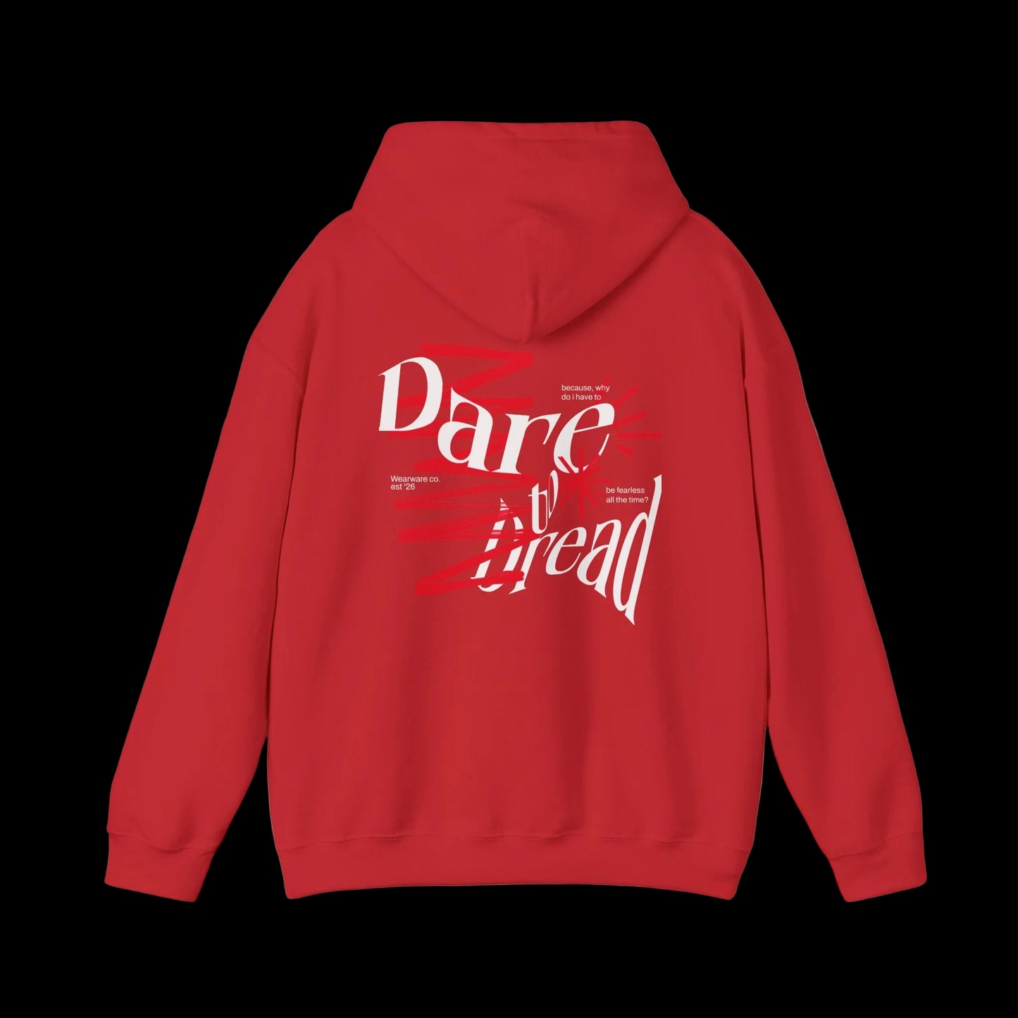 No Mercy Hoodie — Dark Streetwear Front & Back Graphic | Premium Unisex Hoodie