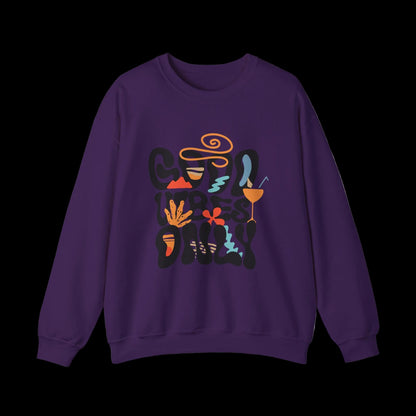 Good Vibes Only Crewneck — Retro Groovy Sweatshirt | Premium Unisex