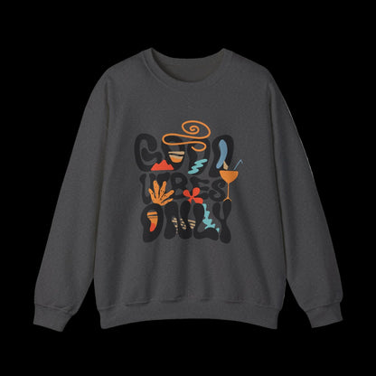 Good Vibes Only Crewneck — Retro Groovy Sweatshirt | Premium Unisex