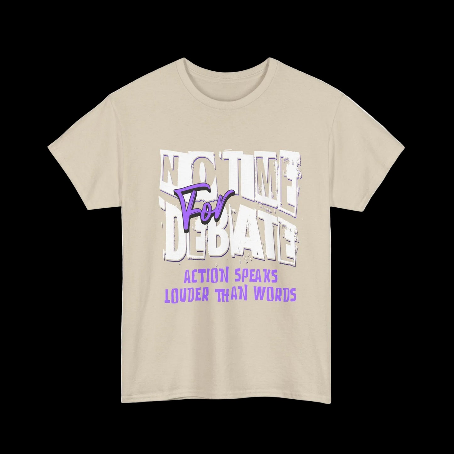 Action Speaks Louder T-Shirt — Designer Motivational Streetwear