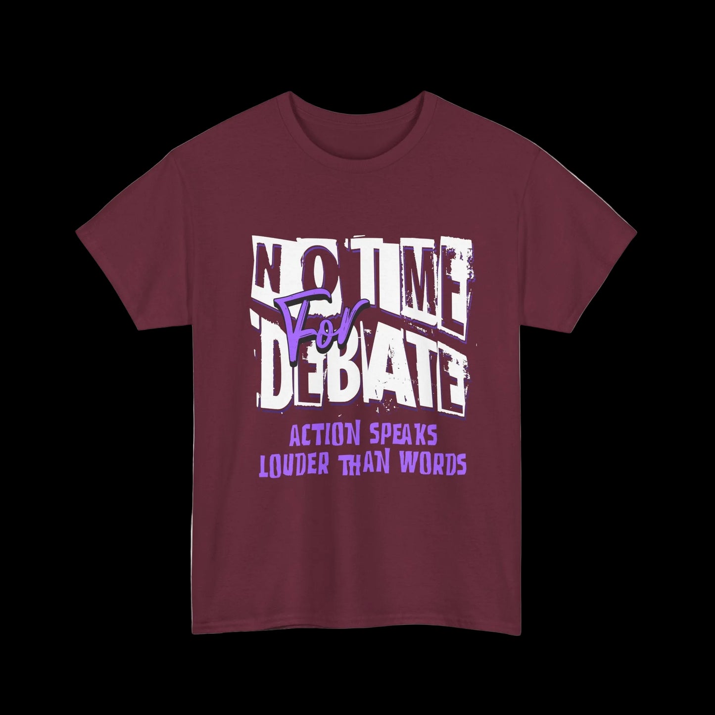 Action Speaks Louder T-Shirt — Designer Motivational Streetwear