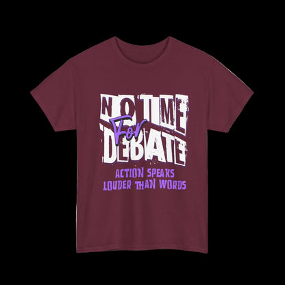 Action Speaks Louder T-Shirt — Designer Motivational Streetwear