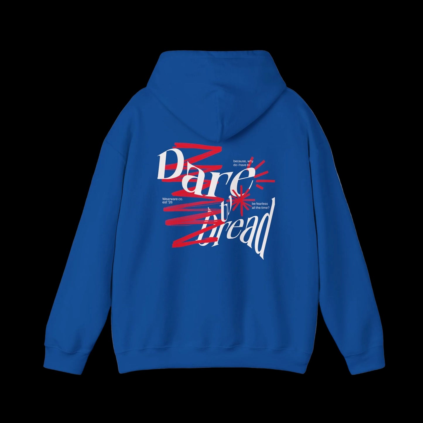 No Mercy Hoodie — Dark Streetwear Front & Back Graphic | Premium Unisex Hoodie