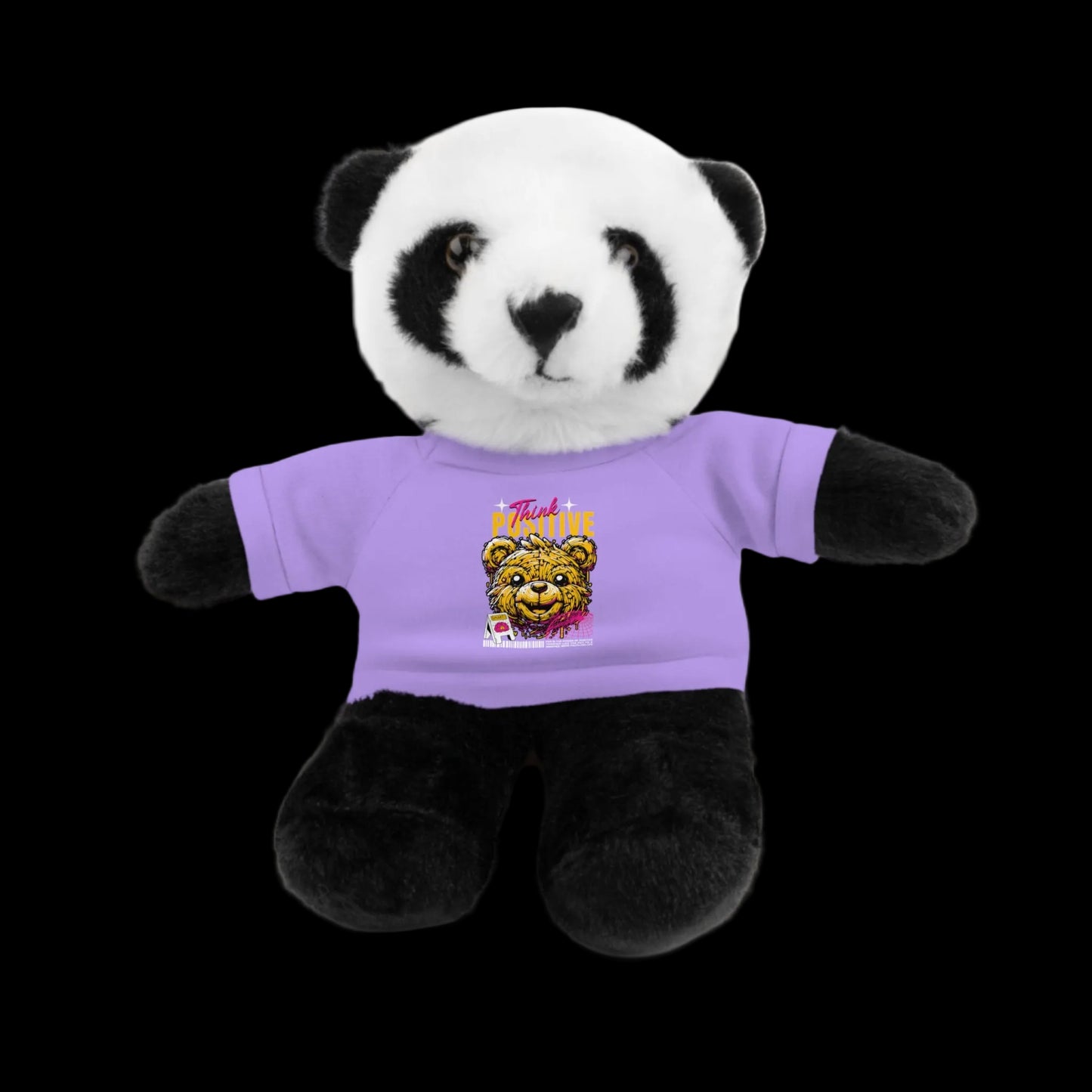 Think Positive Plushie — 8" Animal with Custom T-Shirt (Choose Your Animal)