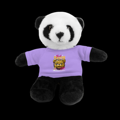 Think Positive Plushie — 8" Animal with Custom T-Shirt (Choose Your Animal)