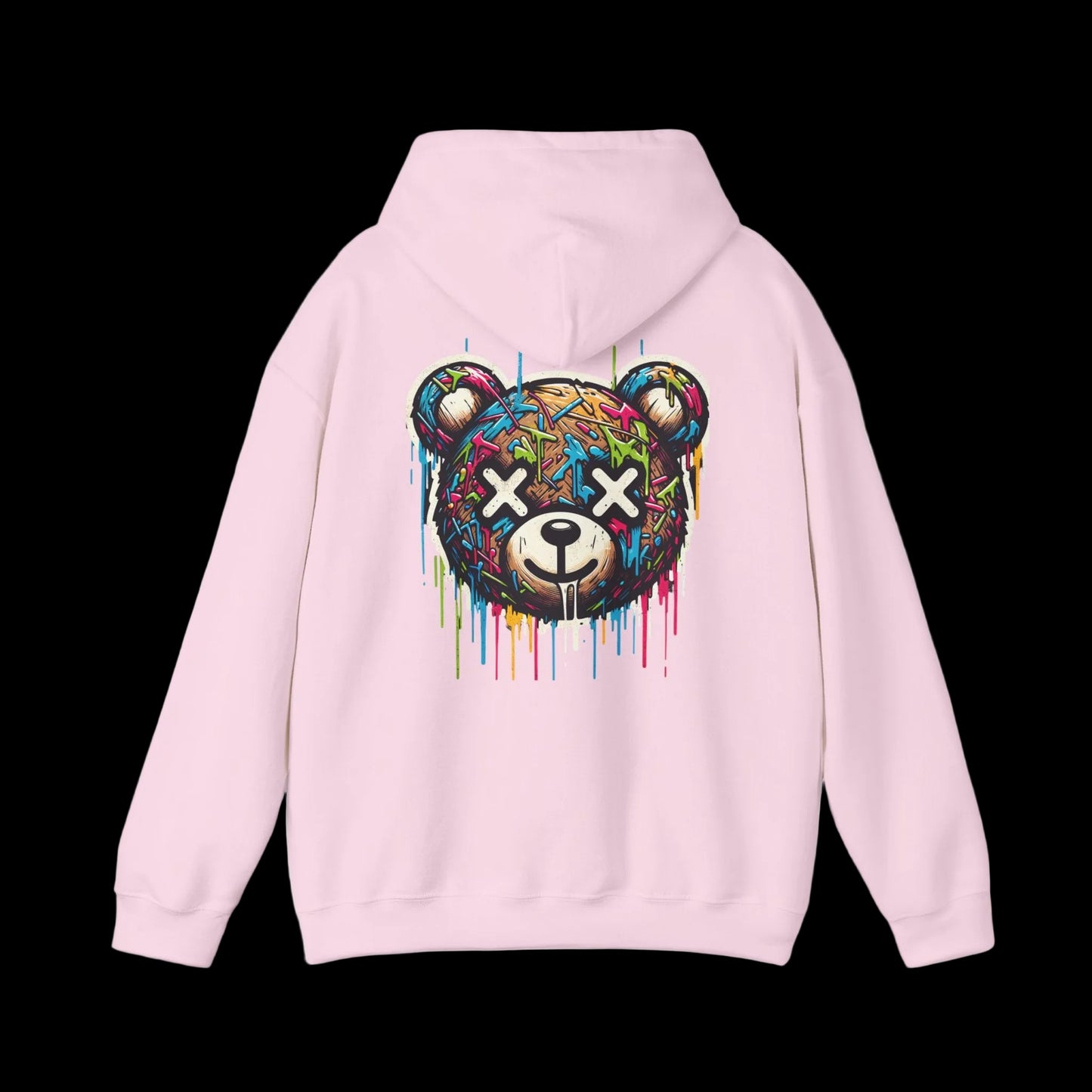 Feel Good Every Day Hoodie — Graffiti Teddy Streetwear | Premium Unisex Hoodie