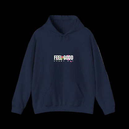 Feel Good Every Day Hoodie — Graffiti Teddy Streetwear | Premium Unisex Hoodie
