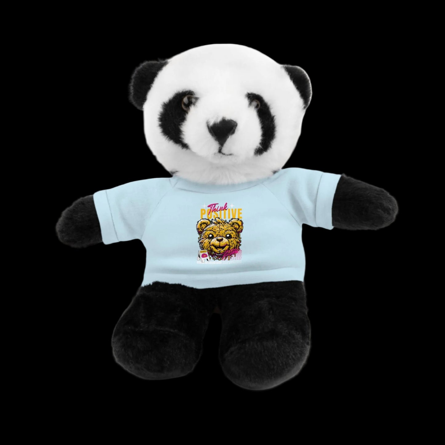 Think Positive Plushie — 8" Animal with Custom T-Shirt (Choose Your Animal)