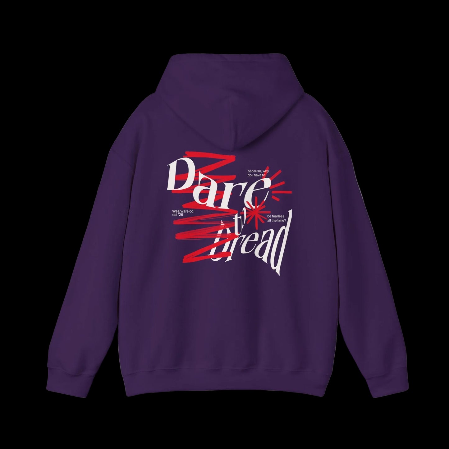 No Mercy Hoodie — Dark Streetwear Front & Back Graphic | Premium Unisex Hoodie