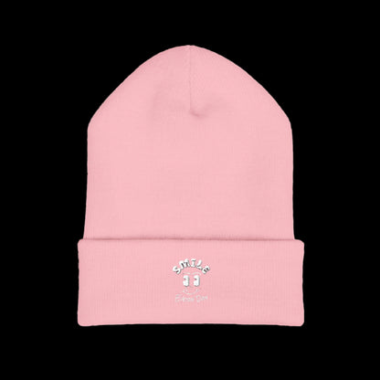 Smile Every Day Beanie — Classic Cuffed Embroidered Beanie