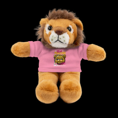 Think Positive Plushie — 8" Animal with Custom T-Shirt (Choose Your Animal)