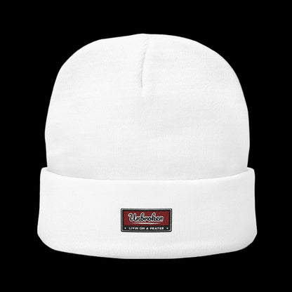 Unbroken Beanie — Classic Cuffed Embroidered Beanie
