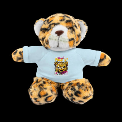Think Positive Plushie — 8" Animal with Custom T-Shirt (Choose Your Animal)