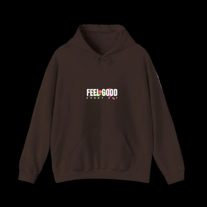 Feel Good Every Day Hoodie — Graffiti Teddy Streetwear | Premium Unisex Hoodie