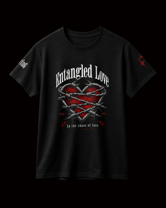 Entangled Love Heart Tee Printify