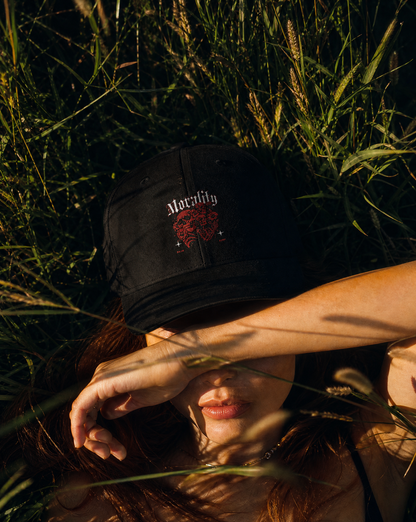 Morality Skull Embroidered Cap