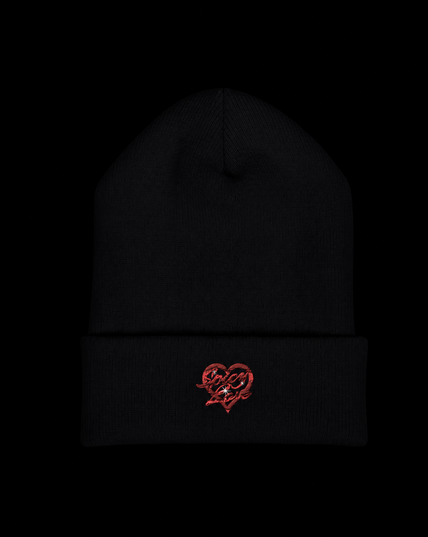 Sincere Love Embroidered Beanie