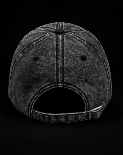Skull Badge Embroidered Vintage Cap