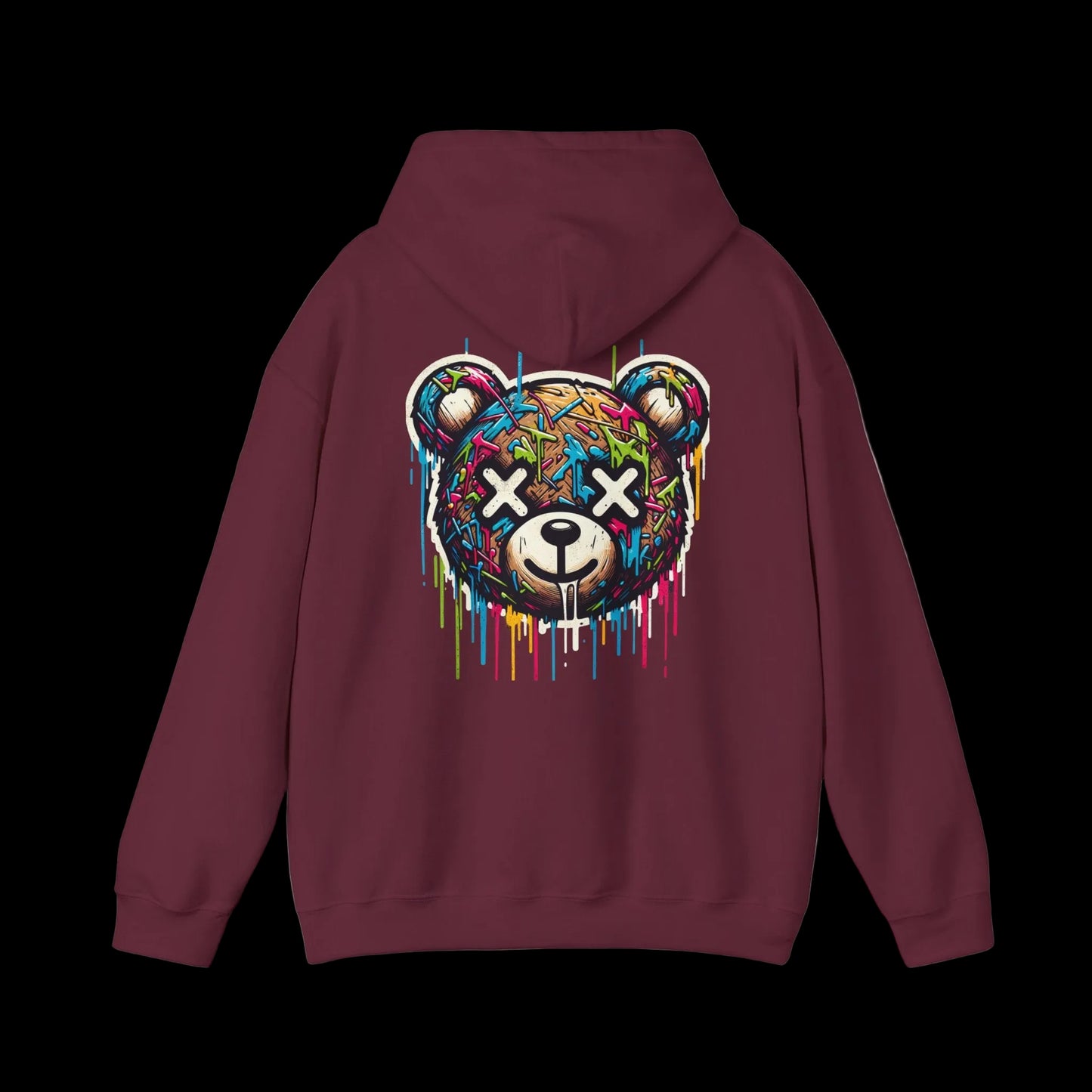 Feel Good Every Day Hoodie — Graffiti Teddy Streetwear | Premium Unisex Hoodie