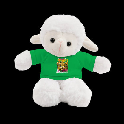 Think Positive Plushie — 8" Animal with Custom T-Shirt (Choose Your Animal)