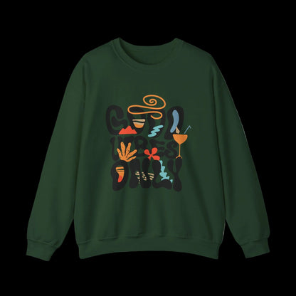 Good Vibes Only Crewneck — Retro Groovy Sweatshirt | Premium Unisex