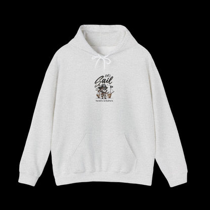 Let's Sail Pirate Cat Hoodie — Adventure Nautical Streetwear