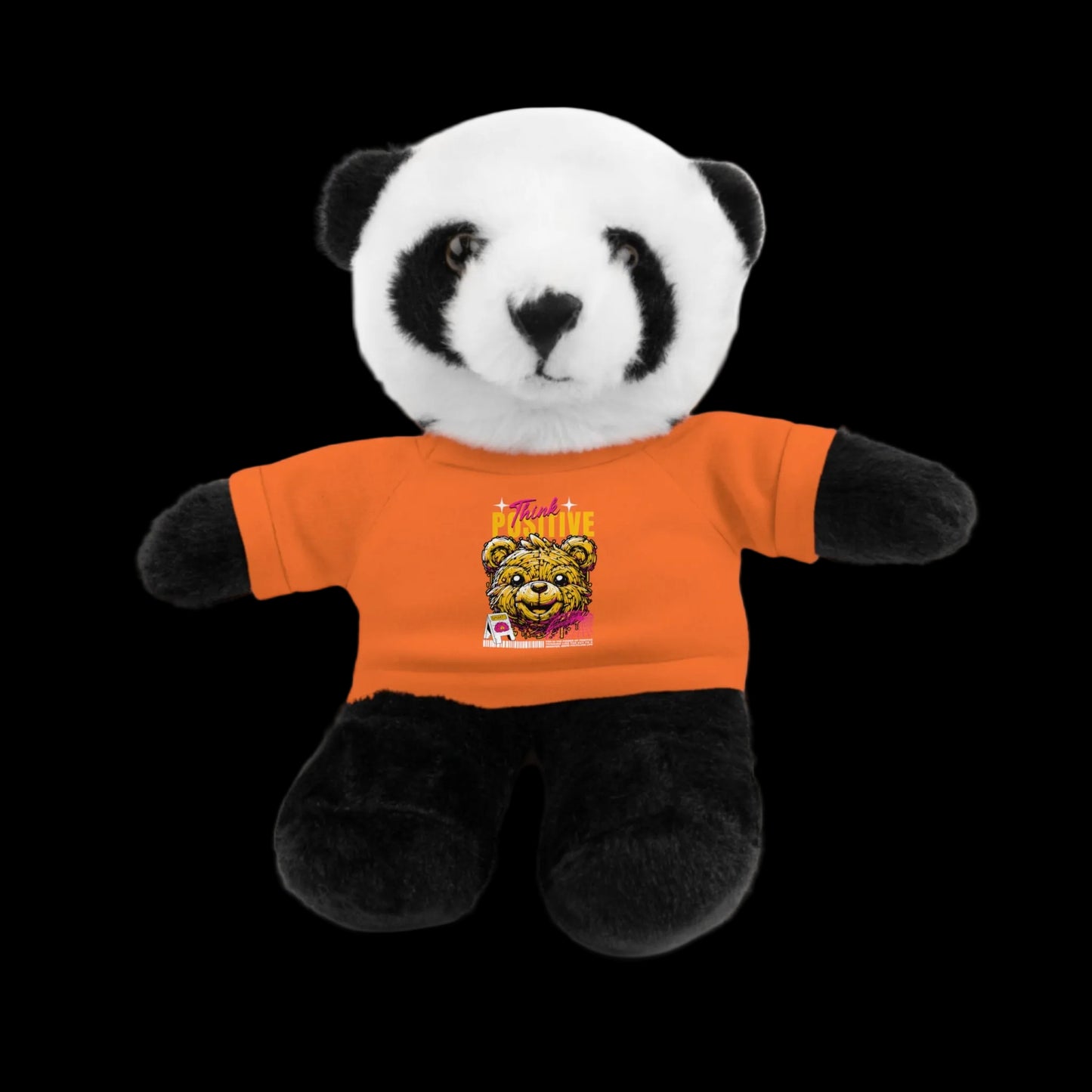 Think Positive Plushie — 8" Animal with Custom T-Shirt (Choose Your Animal)