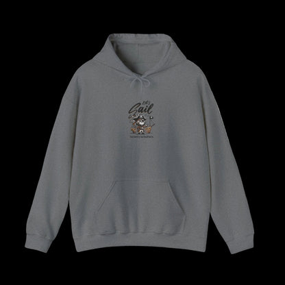 Let's Sail Pirate Cat Hoodie — Adventure Nautical Streetwear