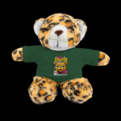 Think Positive Plushie — 8" Animal with Custom T-Shirt (Choose Your Animal)
