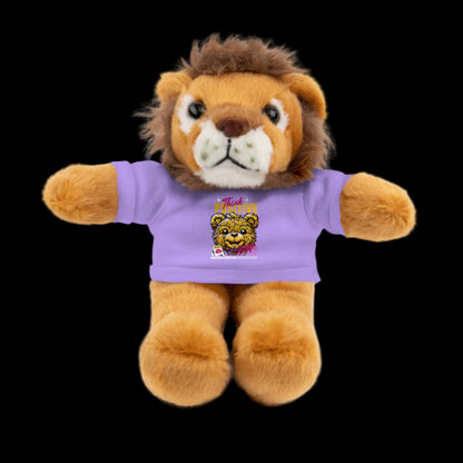 Think Positive Plushie — 8" Animal with Custom T-Shirt (Choose Your Animal)