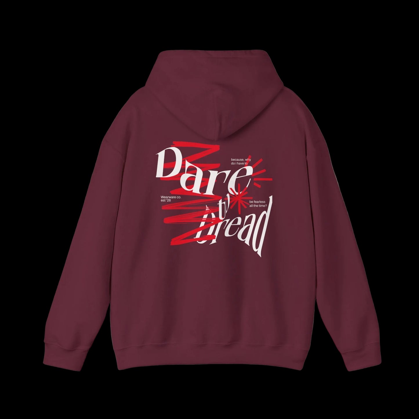 No Mercy Hoodie — Dark Streetwear Front & Back Graphic | Premium Unisex Hoodie