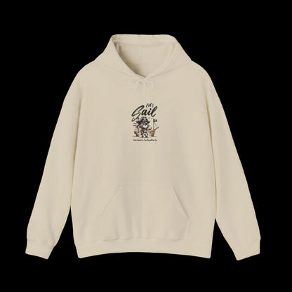 Let's Sail Pirate Cat Hoodie — Adventure Nautical Streetwear