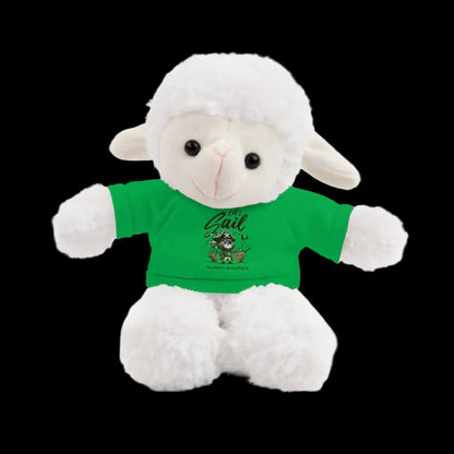 Let's Sail Plushie — 8" Animal with Custom T-Shirt (Choose Your Animal)