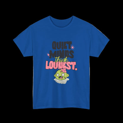 Quiet Minds Think Loudest T-Shirt — Introvert Brain Kawaii Streetwear