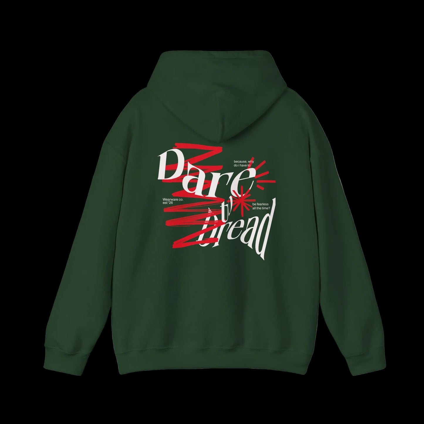 No Mercy Hoodie — Dark Streetwear Front & Back Graphic | Premium Unisex Hoodie