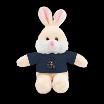 Let's Sail Plushie — 8" Animal with Custom T-Shirt (Choose Your Animal)