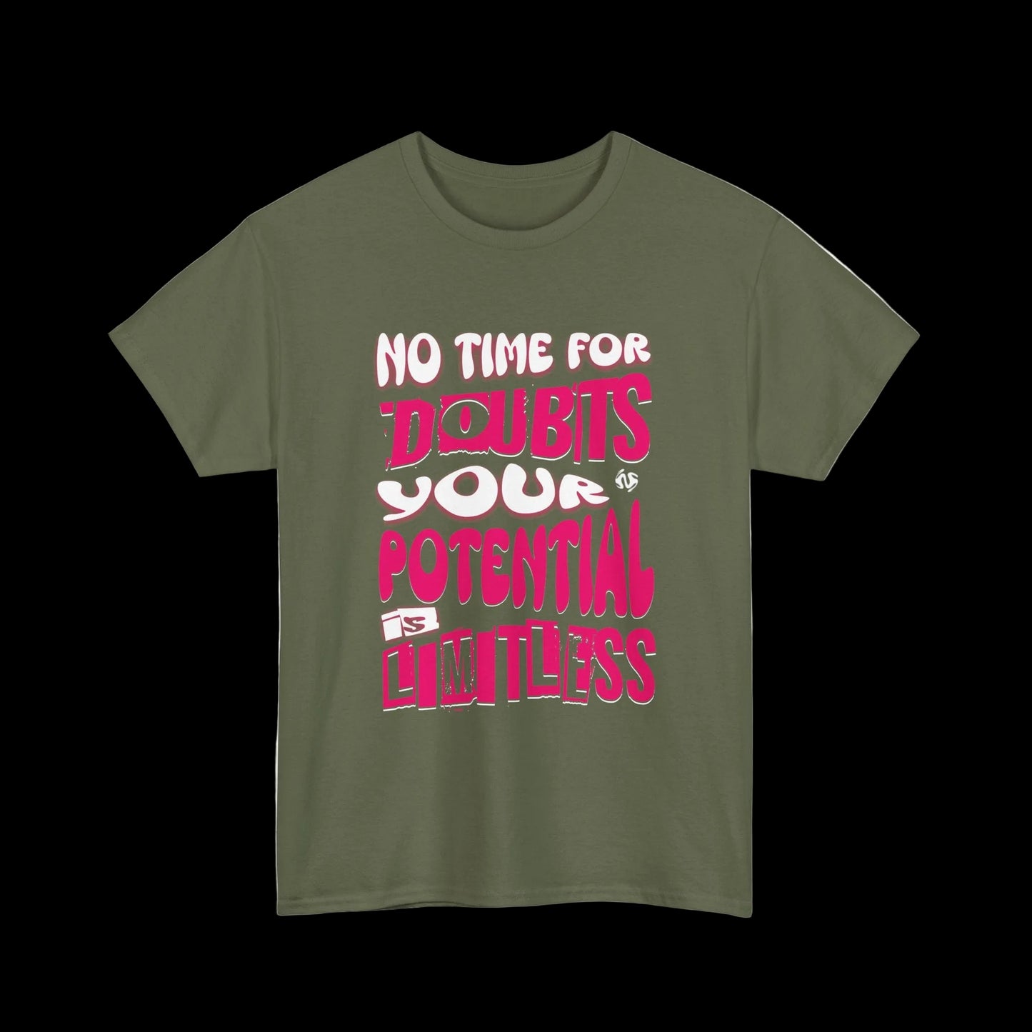 No Time For Doubts T-Shirt — Limitless Potential Motivational Streetwear