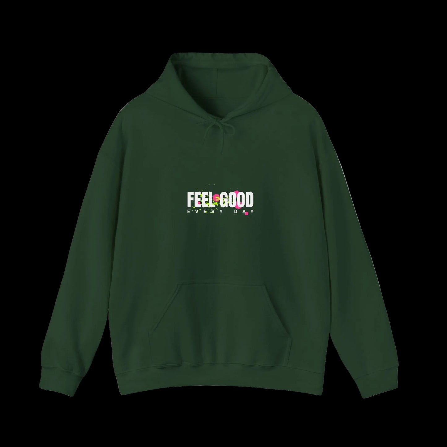 Feel Good Every Day Hoodie — Graffiti Teddy Streetwear | Premium Unisex Hoodie